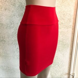 🔥BOGO FREE Charlotte Russe red mini skirt